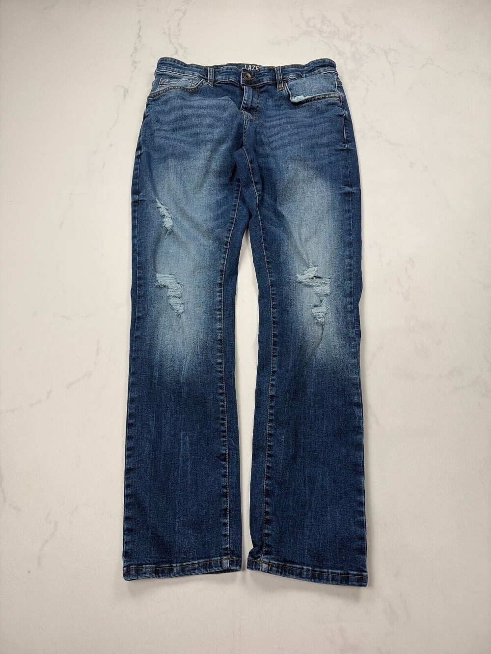Lazer Slim Fit Jeans Blue Modern Slim Fit - Mens 33x32
